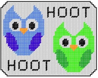 Owl Mousepad Plastic Canvas Pattern