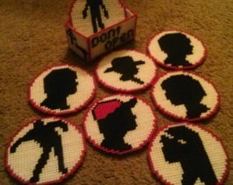 Padrão de conjunto de montanha-russa de lona de plástico inspirado em The Walking Dead