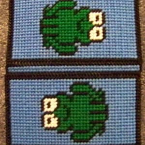 Grodcheckhäfte omslag plastkanvasmönster