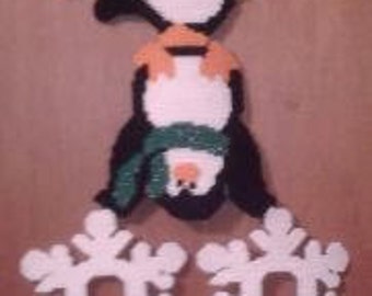 Penguin Stack Up Plastic Canvas Pattern