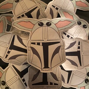 1 Chrome/Silver Ears Sticker
