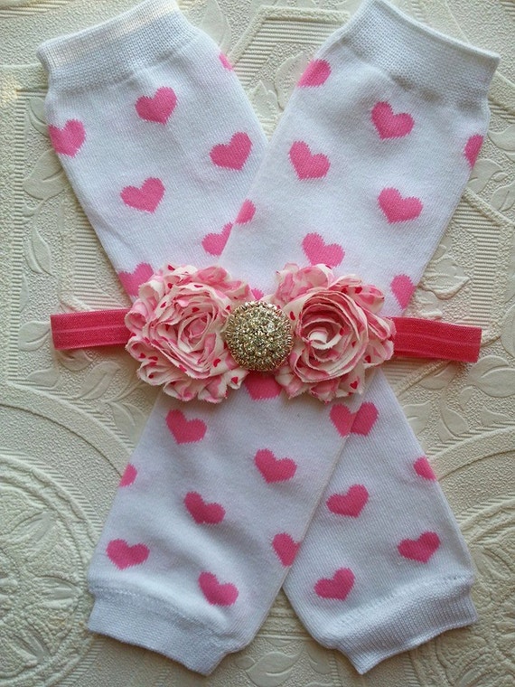 Items similar to Valentine Leg Warmers/Heart Legwarmers/Hot Pink