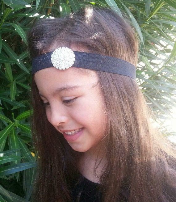 Items similar to Bejeweled Headband/Infants/Child/Adult/Teenagers/Baby