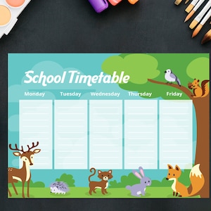 home school schedule,Weekly Schedule Printable, Hourly Planner, Weekly Organizer, Weekly Printable, Daily Schedule, Homeschool image 1