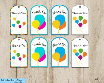 birthday tags printable thank you tags templatesprintable etsy birthday tag template
