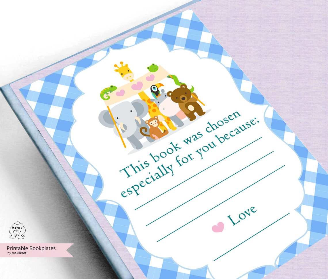 Printable Bookplatesbook Platesbaby Shower Bookplate | Etsy