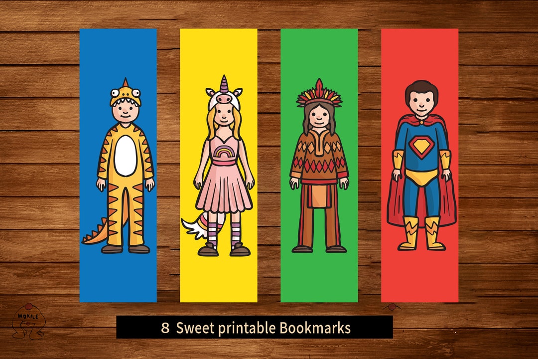 Printable Bookmarks Template, Customes Bookmarks, Printable Bookmarks ...