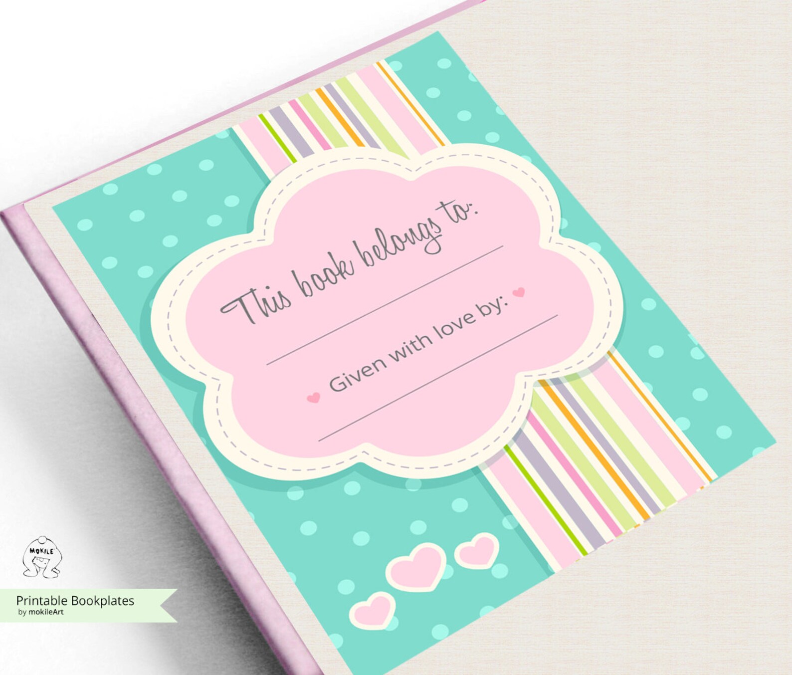 Printable Bookplates baby Shower Bookplates-book Plates-instant ...