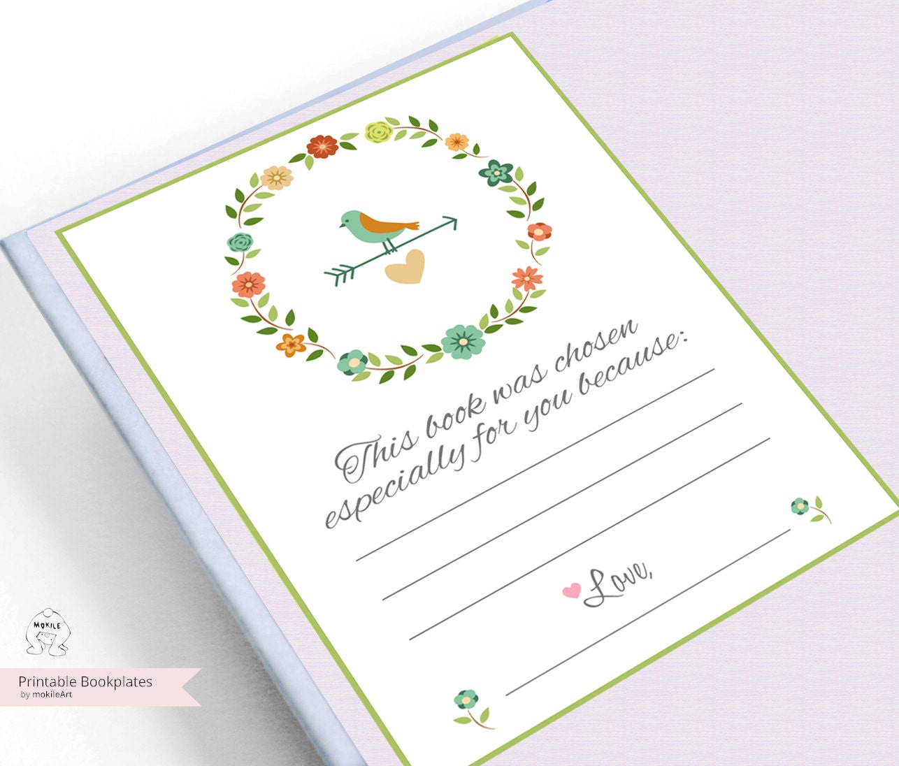 Printable Bookplates baby Shower Bookplates-book Plates-instant ...