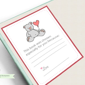 Baby Bookplate Sticker, bookplate stickers - baby bunnies book plate - baby bookplates - printable book label