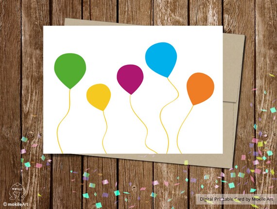 printable birthday card instant download digital template etsy