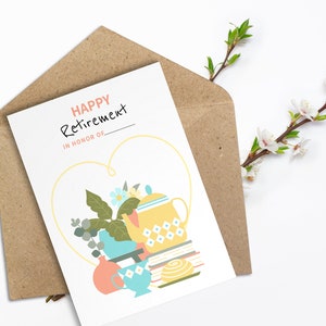 Tarjeta de felicitación de jubilación (imprimible)