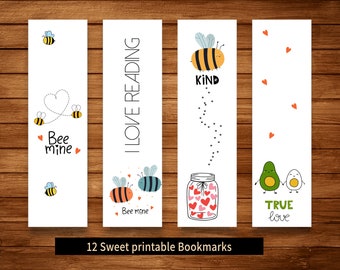 Cute Free Printable Bookmarks to Color and Craft - Carla Schauer Designs