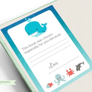 Printable Bookplates - Book Plates - Baby Shower Bookplate - INSTANT DOWNLOAD