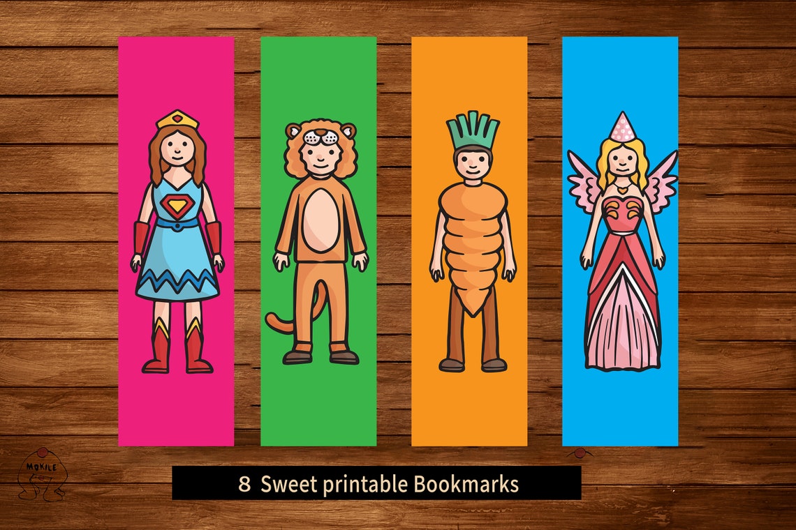 Printable Bookmarks Template, Customes Bookmarks, Printable Bookmarks ...