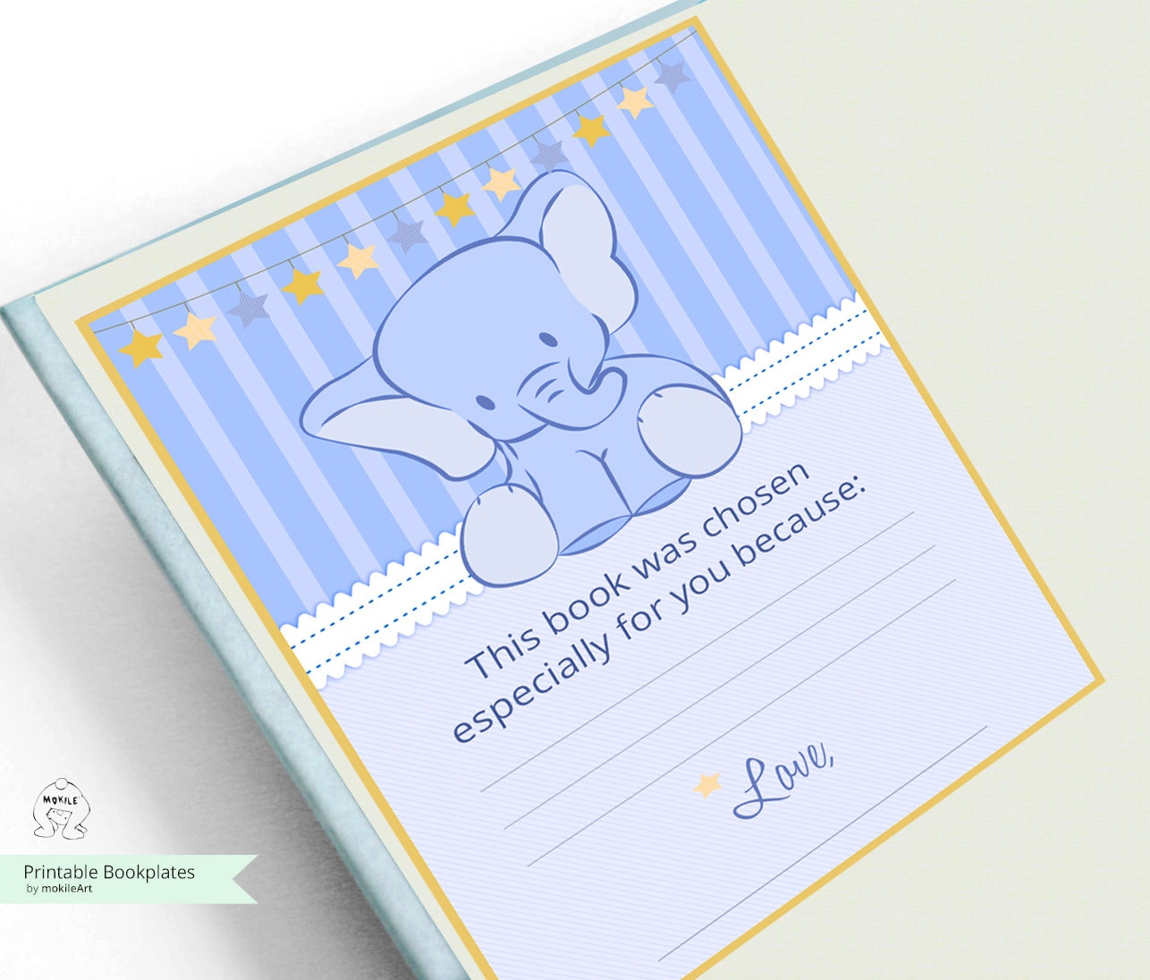 Printable Bookplates baby Shower Bookplates-book Plates-instant ...