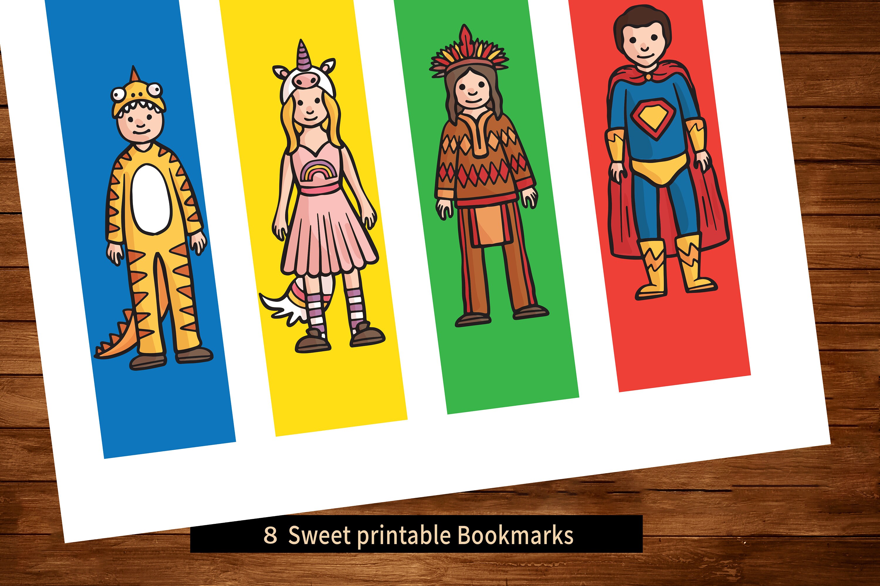 Printable Bookmarks Template, Customes Bookmarks, Printable Bookmarks ...