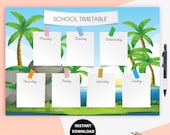 Home School Schedule Printable: Weekly Planner (A4/Letter)