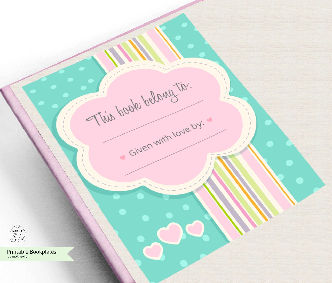 Printable Bookplates baby Shower Bookplates-book Plates-instant ...