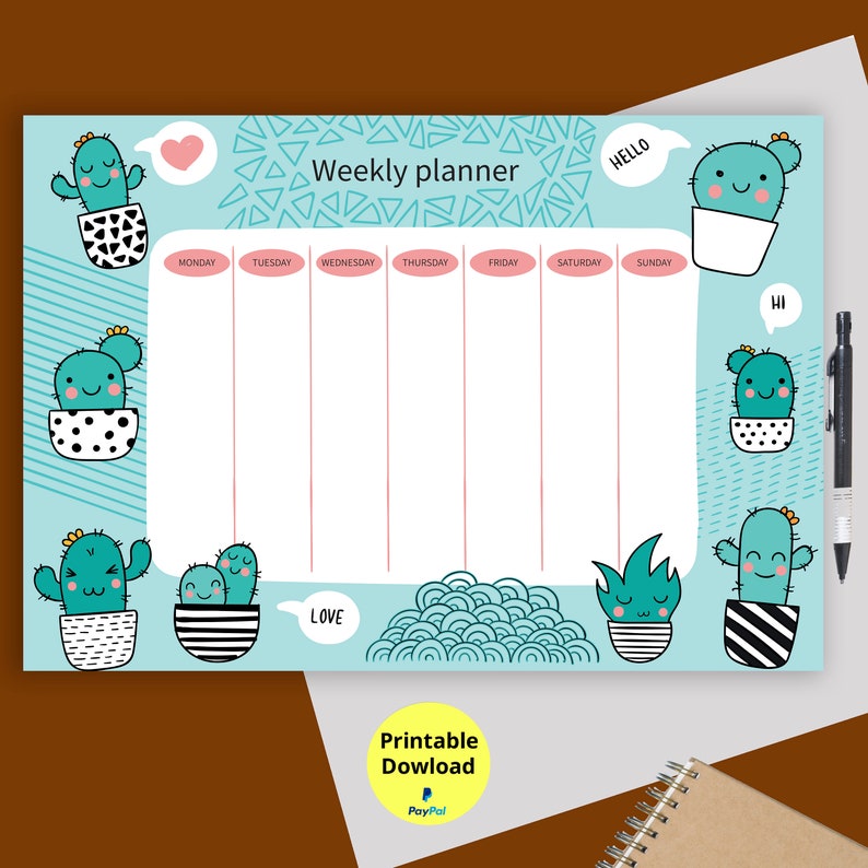homeschool planner, university printables,Weekly Routine Printable, cactus printable, Weekly Printable, Every day Routine, Homeschool Planner photo regarding Homeschool Planner Printable named homeschool planner, college or university printables,Weekly Program Printable, cactus printable, Weekly Printable, Each day Program, Homeschool Planner
