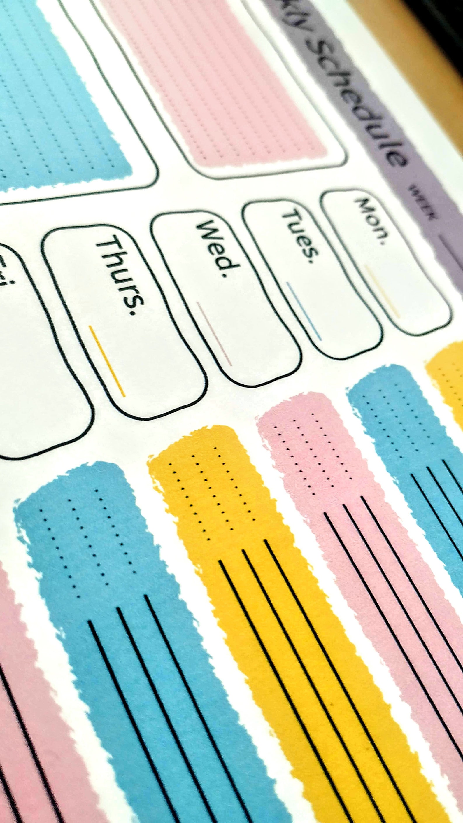 Kids daily schedule planner printable gift for kidprintable etsy