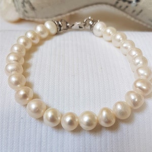 Pearl Bracelet, Freshwater Pearls, Bracelet with Pearls