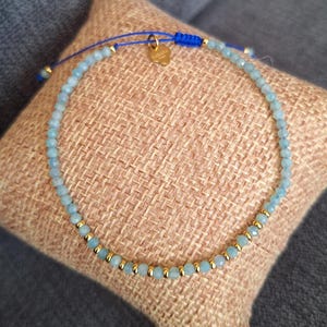 Bracelet, macrame bracelet, pearl bracelet