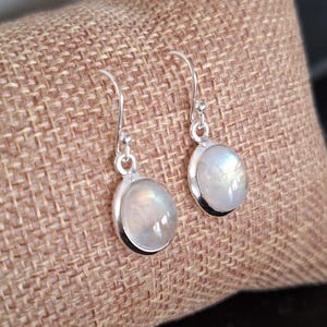 Moonstone, Moonstone Earrings, Labradorite Earrings in Silver, Moonstone