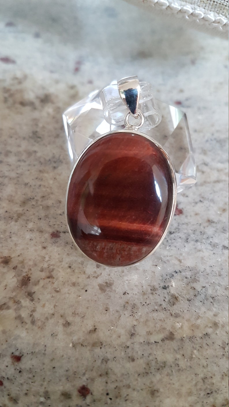 Falcon Eye Falcon Eye in Silver Falcon Eye Pendant | Etsy