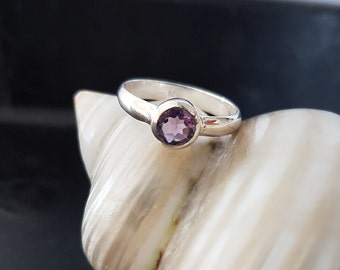 Améthyste, bague améthyste, améthyste en argent 925, bague