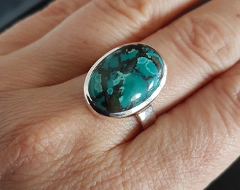 Turquoise, Bague Turquoise, Turquoise Argent 925, Bague