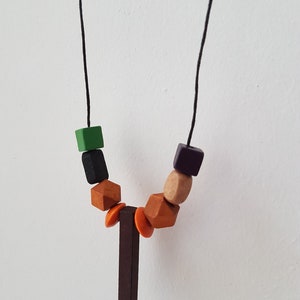 Chain, Wood Chain, Geometry Wooden Chain