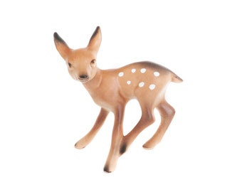 AS IS Vintage Deer Figurine, Small Deer Figurine, Vintage Fawn Figurine, Japan Bambi Fawn Vintage Deer