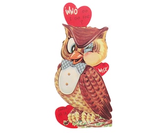 Vintage Owl Valentine