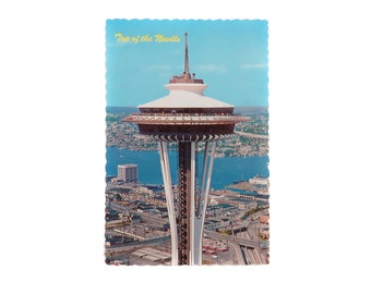 Vintage Seattle Postcard, unused, Seattle Washington Space Needle