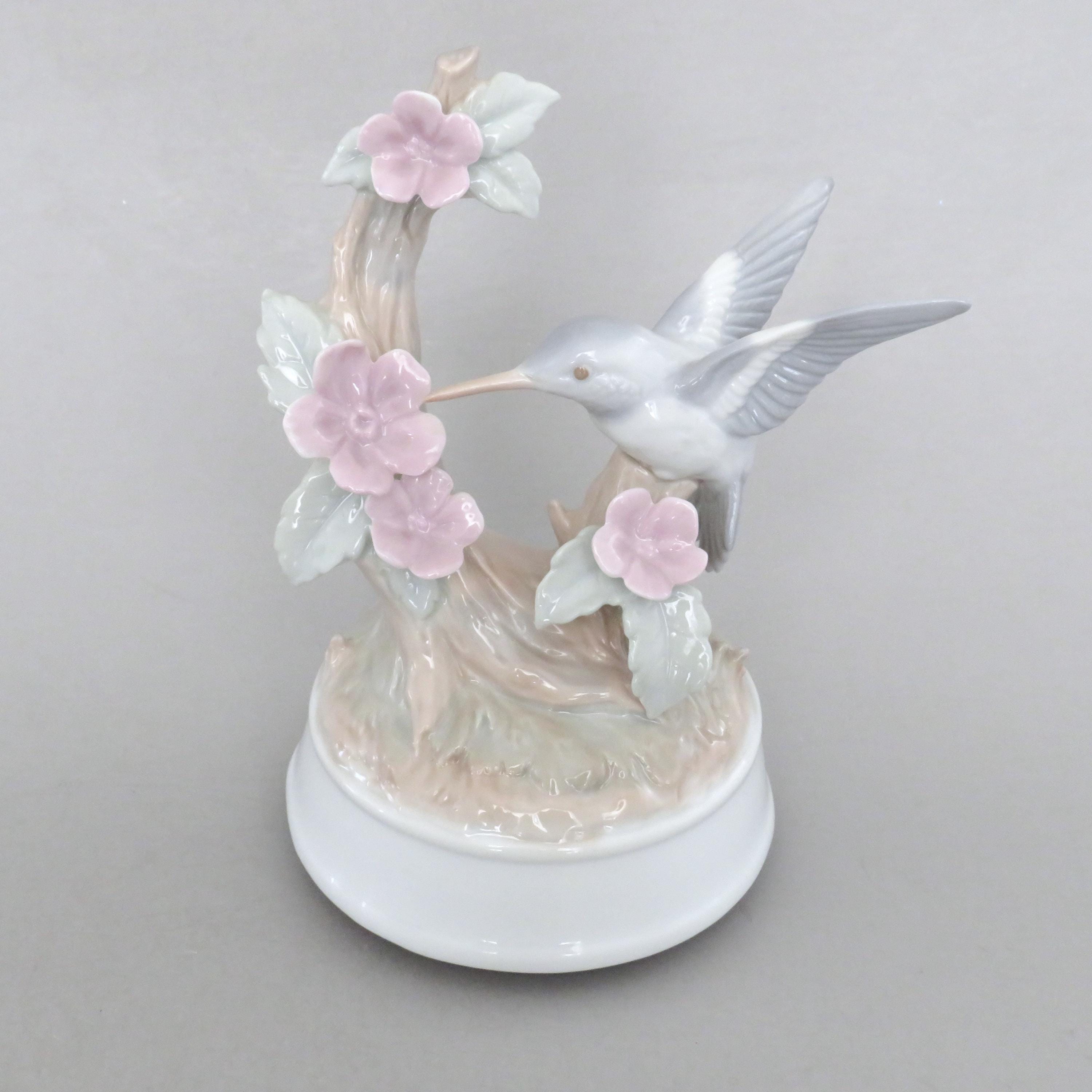 Vintage Hummingbird Music Box, Plays Tenderly by Nat King Cole