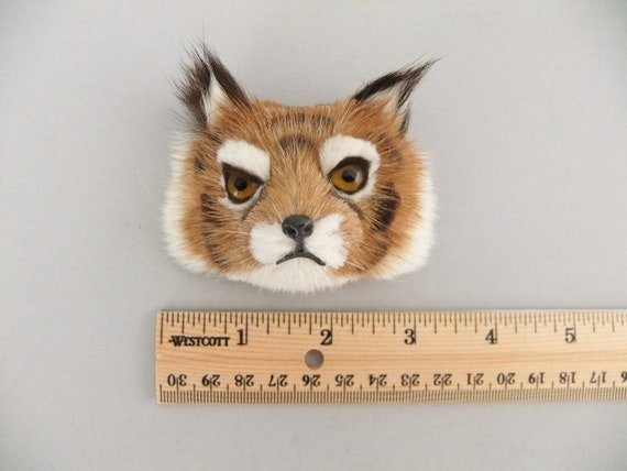 Vintage Fur Tiger Pin, Tiger Jewelry, Safari Jung… - image 3