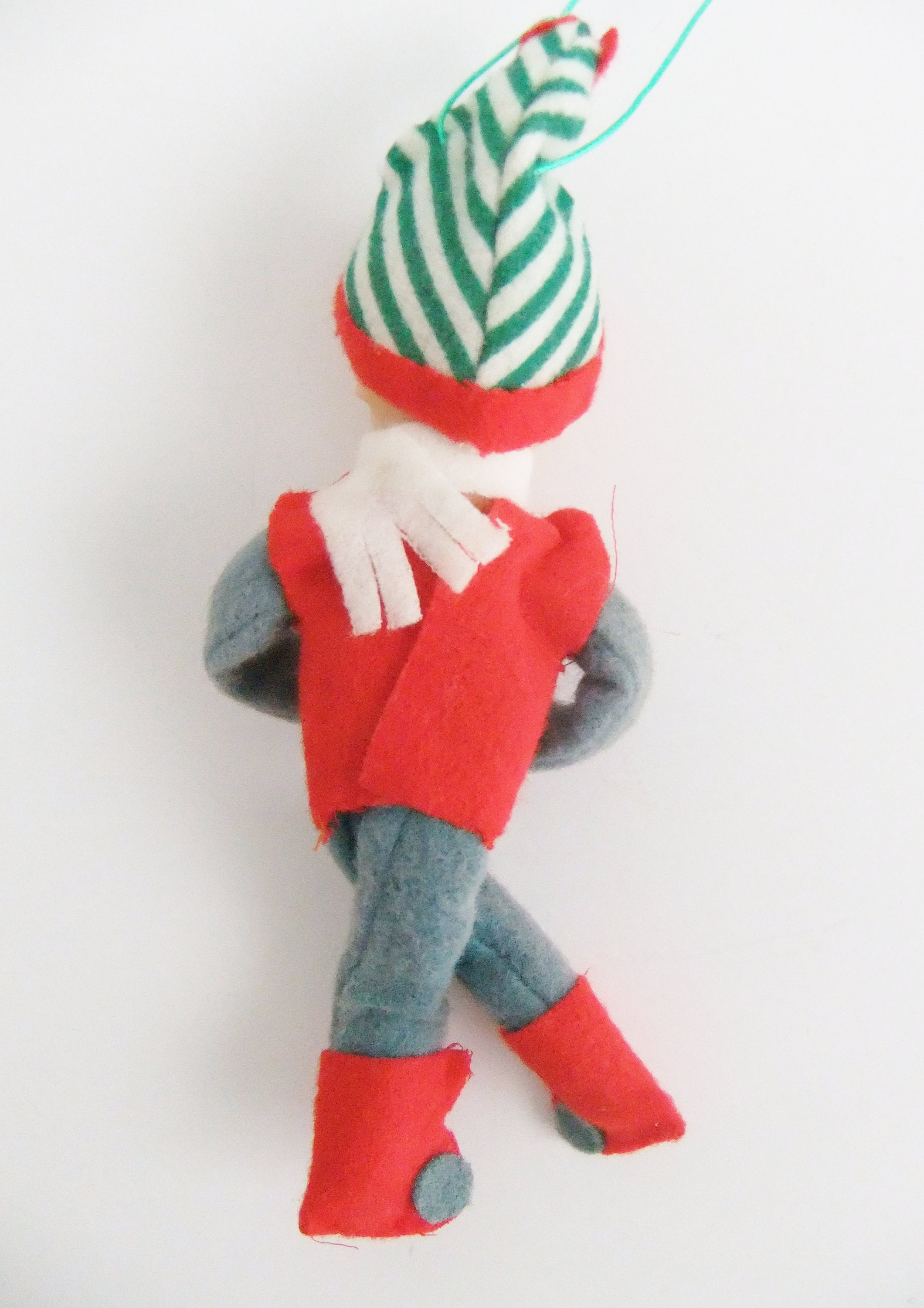 Lutin de noël vert - Statues, animaux et personnage en résine