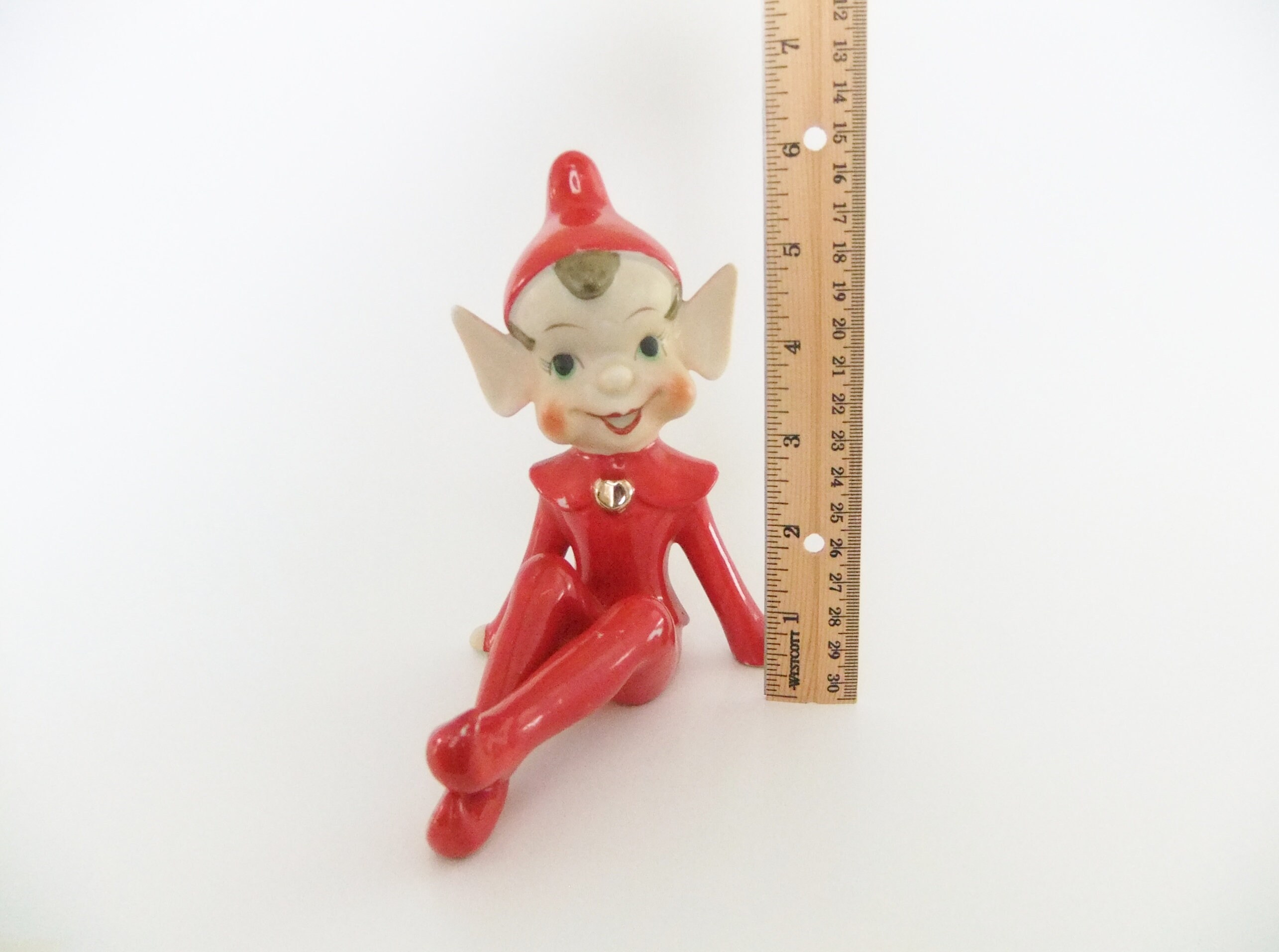 ビンテージ50s 未開封)ヂェミナイエルフ【クォーターセンチュリーシークレット】{24YA 妖精　天使　エルフ　ピクシー　キューピー　ミッドセンチュリー コレクション