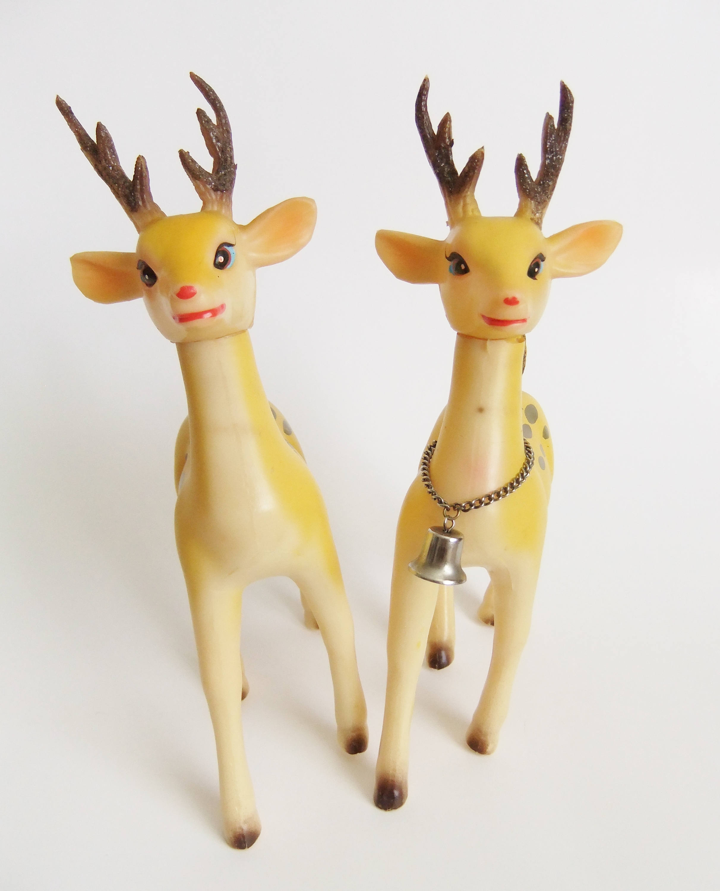 tiny reindeer figurines