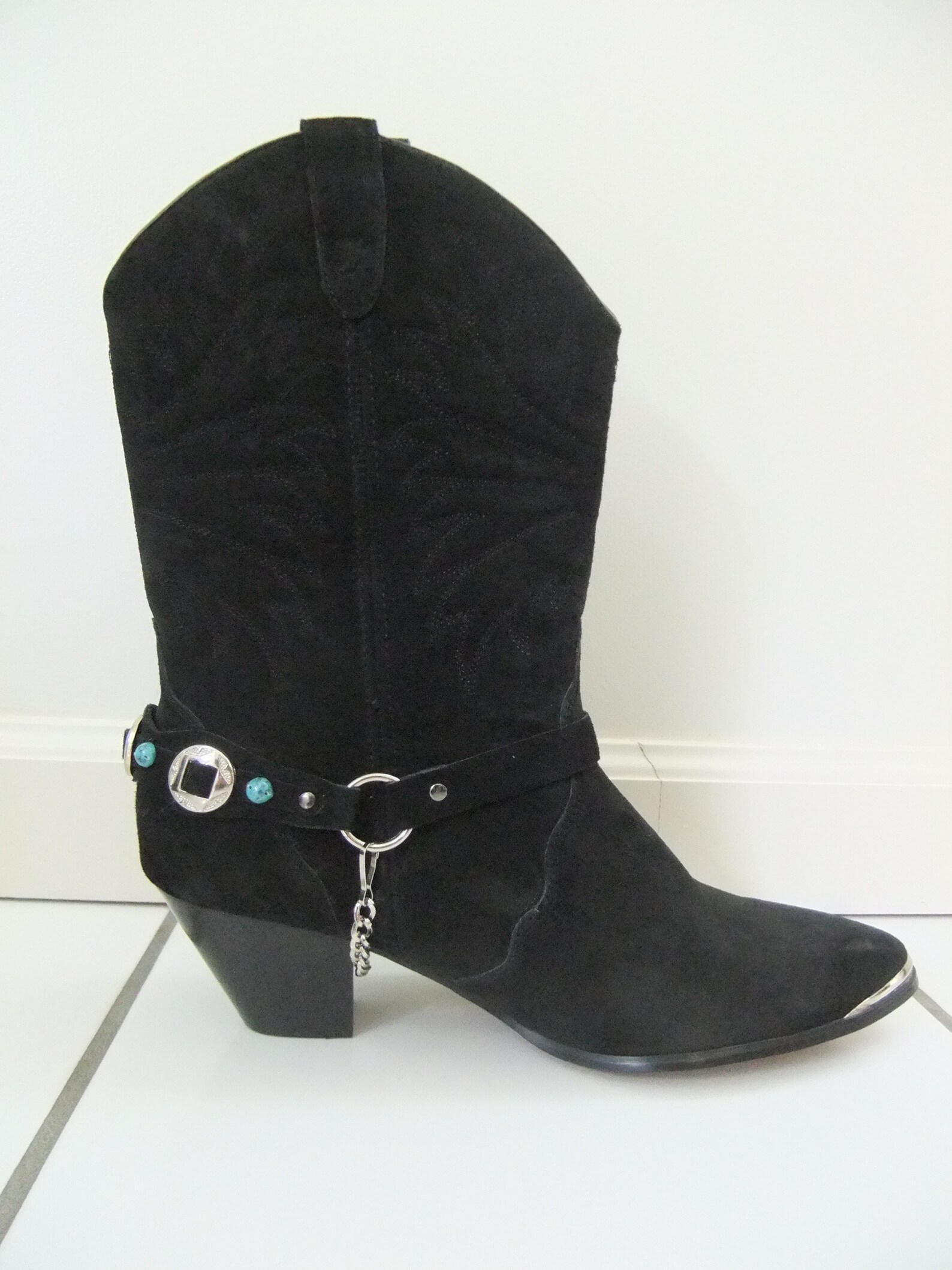 womens suede western boots