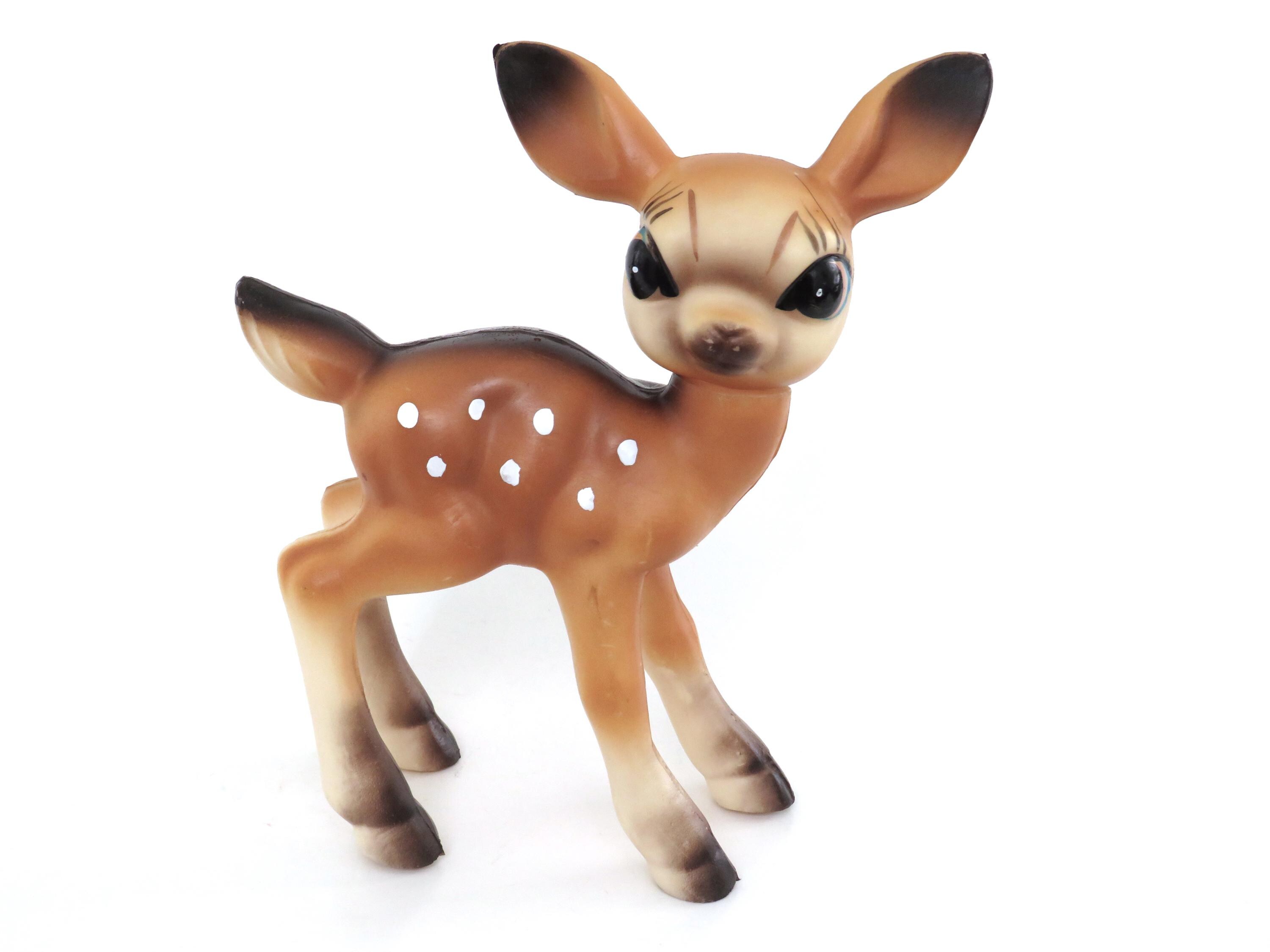 Vintage Deer Squeak Toy, Rubber Deer Toy, Deer Fawn Figurine - Etsy