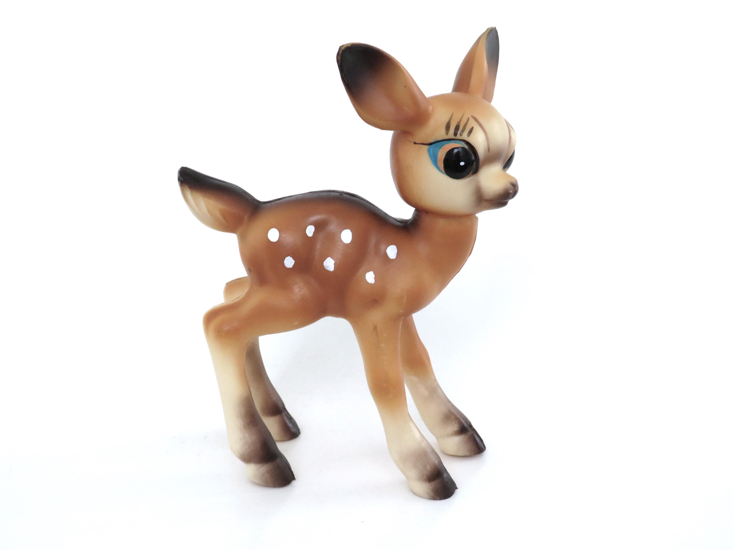 Vintage Deer Squeak Toy, Rubber Deer Toy, Deer Fawn Figurine - Etsy