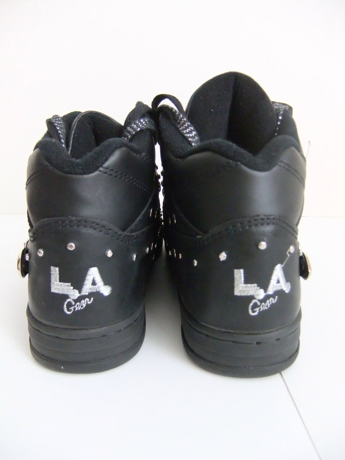 Michael Jackson LA Gear Unstoppable High Top Shoes Black/White