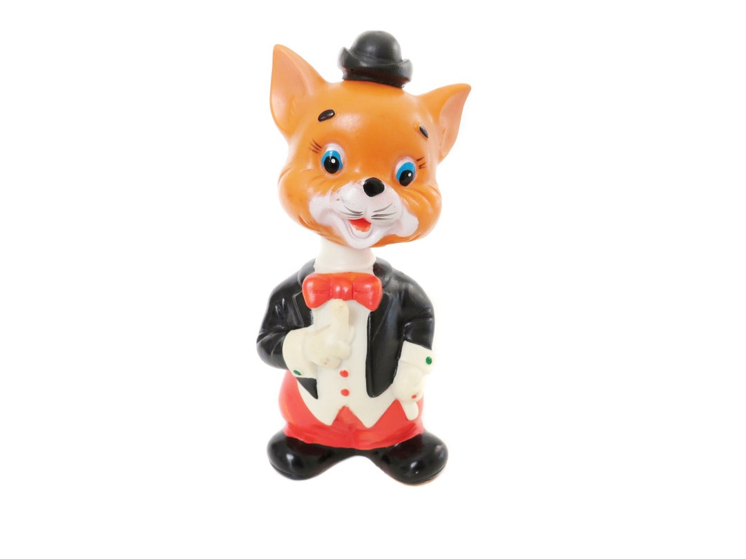 Vintage Wind up Cat Toy Alps Made in Japan Orange Cat Etsy