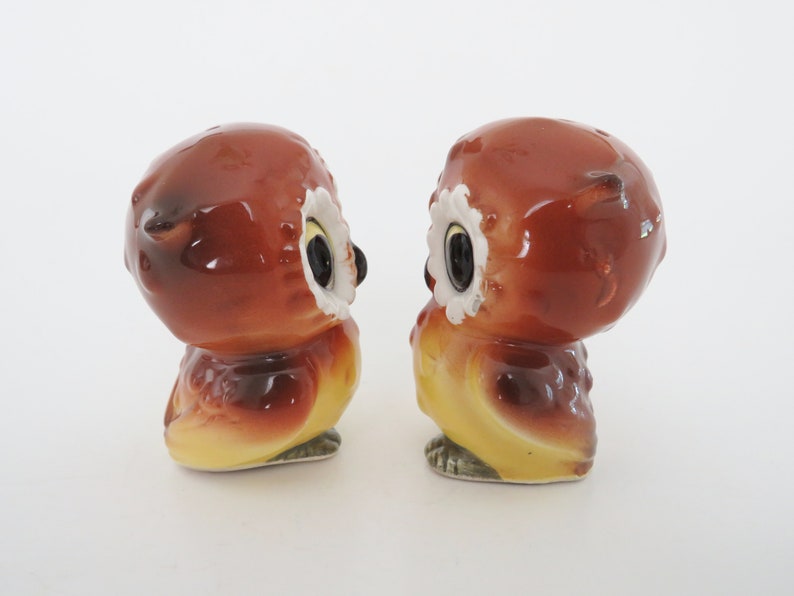 Owl Salt and Pepper Shaker Set Vintage Japan Kitsch Owl Owl Etsy