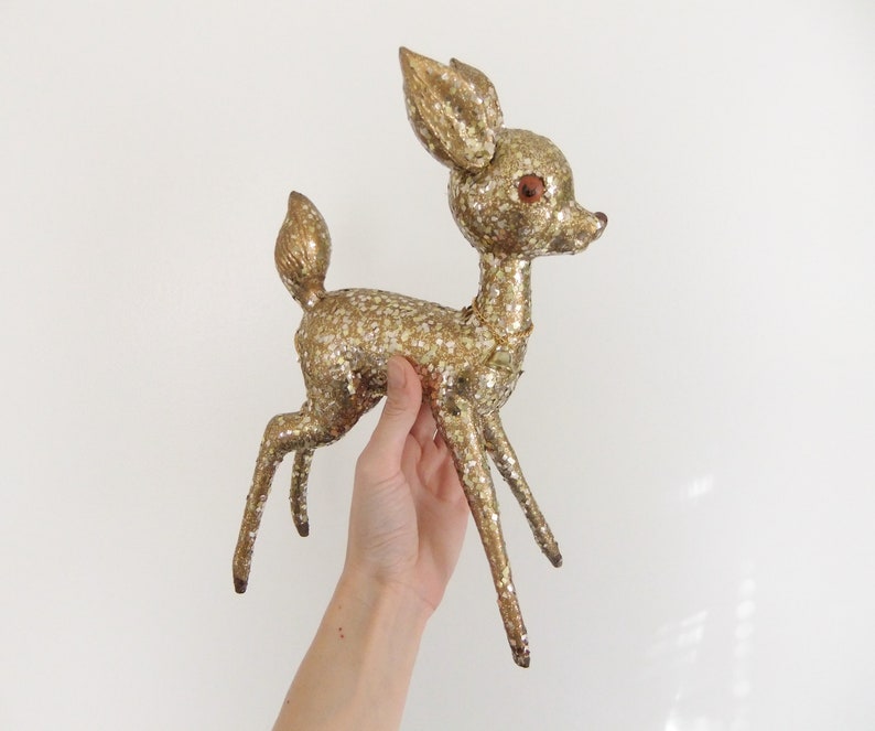 tiny reindeer figurines