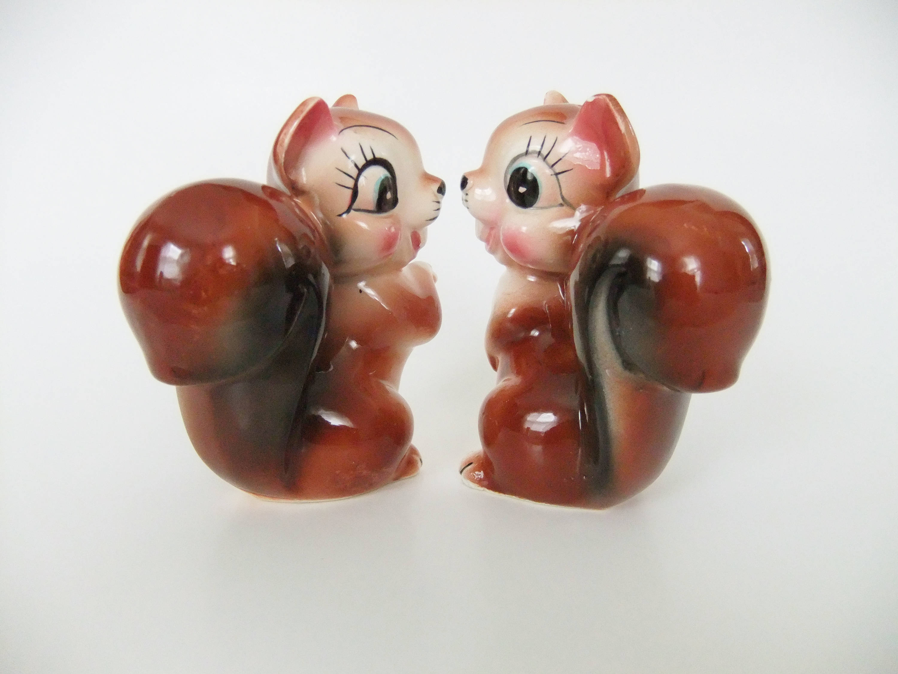Vintage Squirrel Salt and Pepper Shakers Japan Etsy