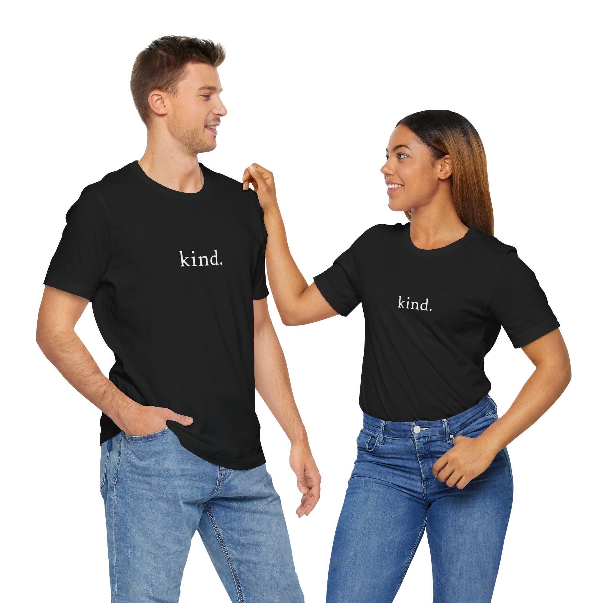 Kind - One Word Minimalist Unisex Jersey Short Sleeve Tee - Etsy