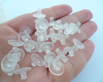 100 pcs Silicon Ear Nuts_PP042312066128_jewelry supply _ making jewelry _Findings Earrings_of: 11 mm_pack 50 pcs